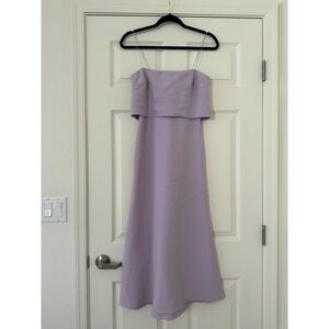 Bec & Bridge Purple Strapless Dress